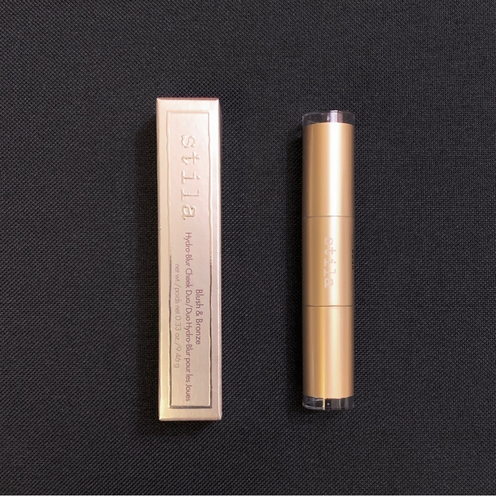 STILA Hydro-Blur Blush & Bronze Cheek Duo Cream Stick — Cranberry & Mahogany